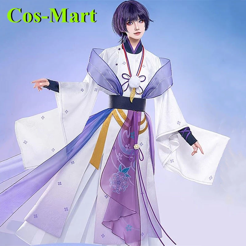

Cos-Mart Genshin Impact Wanderer Косплей Костюм Повседневная одежда Стиль JK Униформа Вечеринка Ролевая игра Одежда Новая