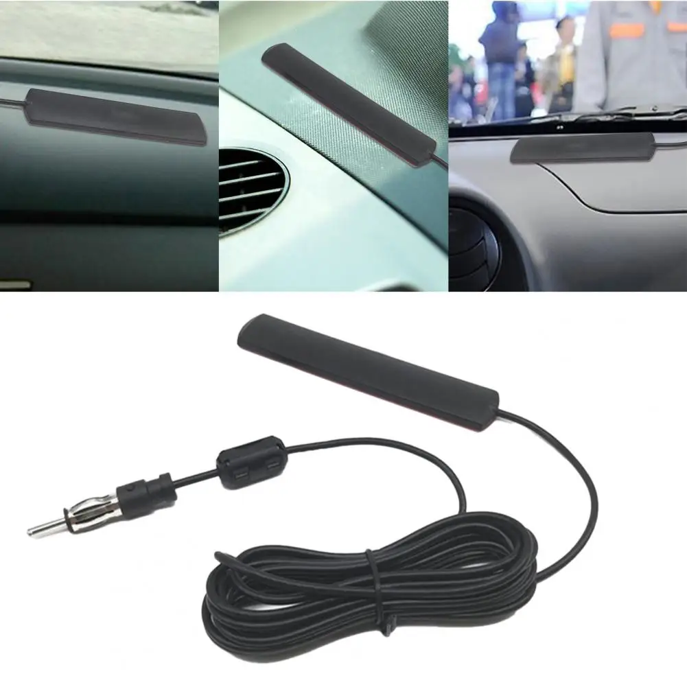 ANT-001 Car FM Antenna Easy Installation Plug Play ABS Car Radio Signal Antenna for RV Boat