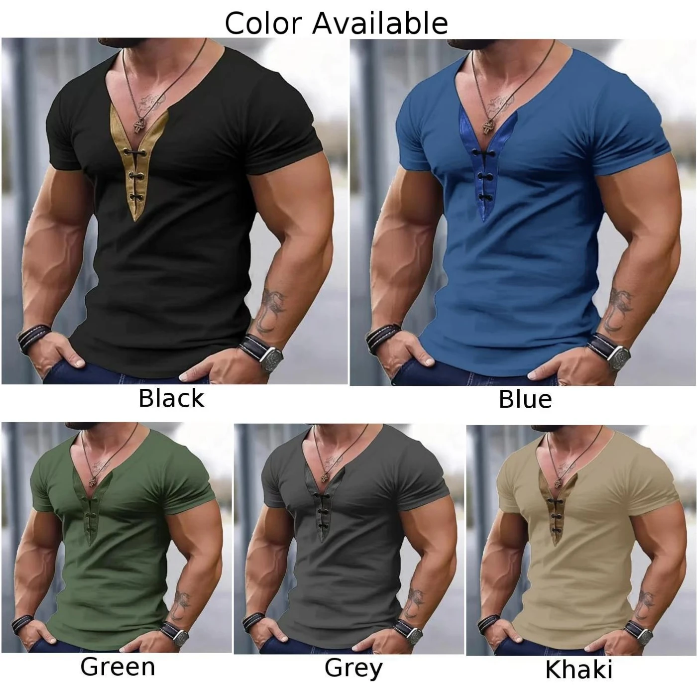 Daily Home Top T Shirt Classic Comfortable Full Season Gym Men Muscle Polyester Pullover Short Sleeve Universal