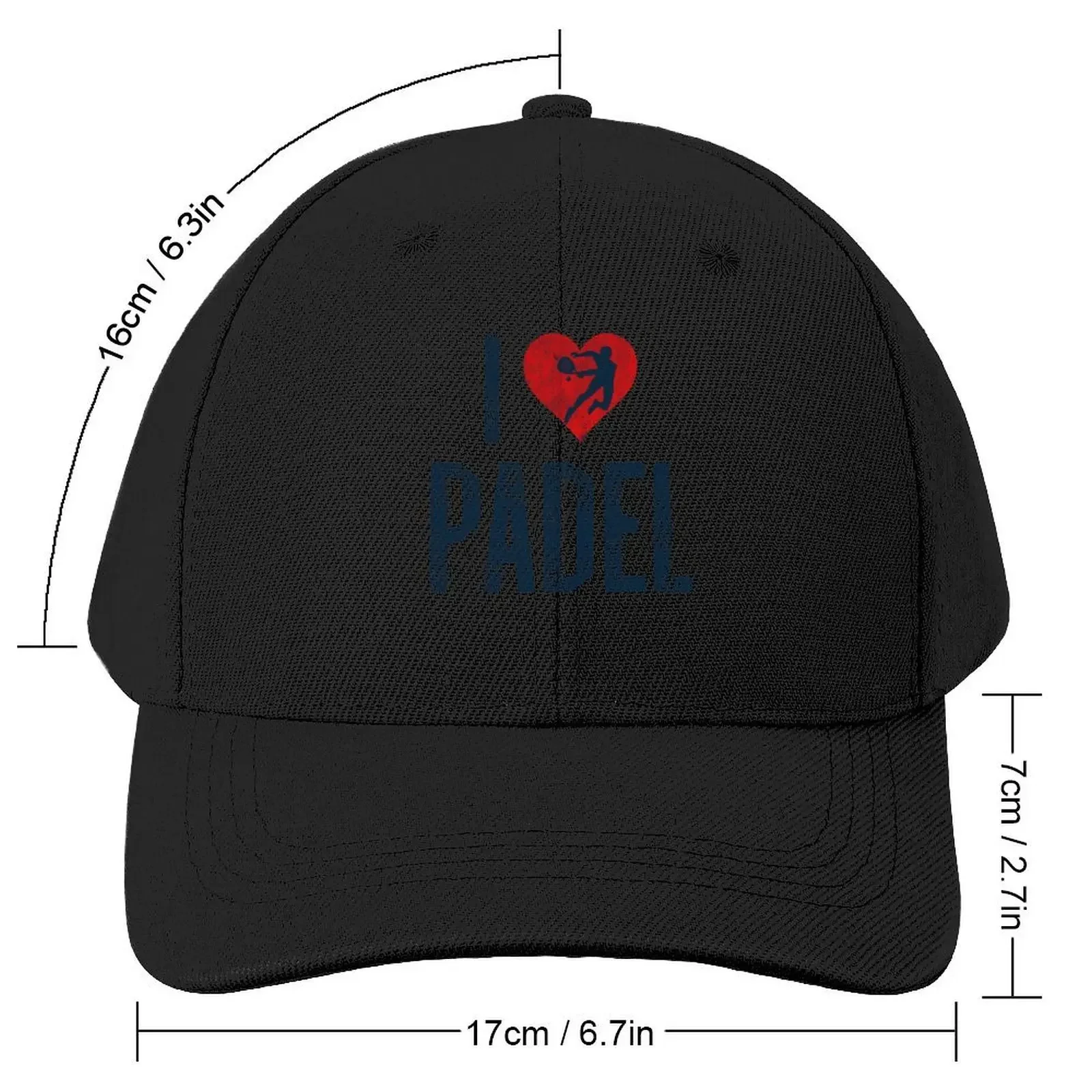 I Love Padel Funny Padel Player Gift for padel lovers Baseball Cap party Hat Sun Cap Women's 2024 Men's