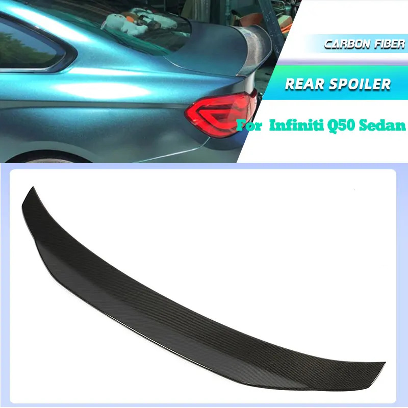 Carbon Fiber Car Rear Trunk Spoiler Wings for BMW 4 Series F36 Gran Coupe 2014-2021 Racing Rear Spoiler Boot Trunk Wing Lip