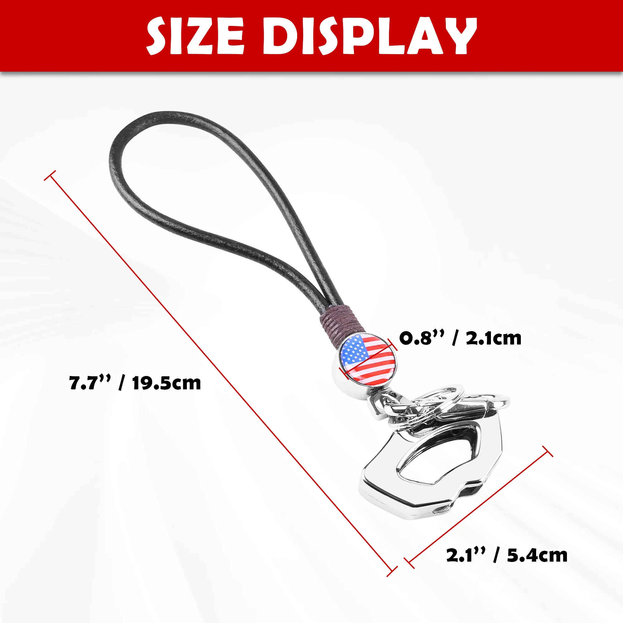 Chrome Plating US Cool Decoration Key Holder for Can-Am Spyder RS RTS RT ST STS ST F3 High Quality Motorcycle Accessories