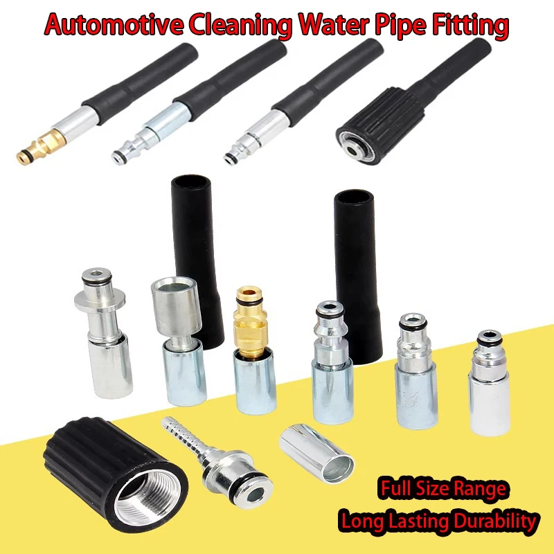 ZK Multiple Sizes  Swivel Quick Connect Connector, High Pressure Washer Hose Plug‑in Fitting, Car Wash Cleaning Hose Joint