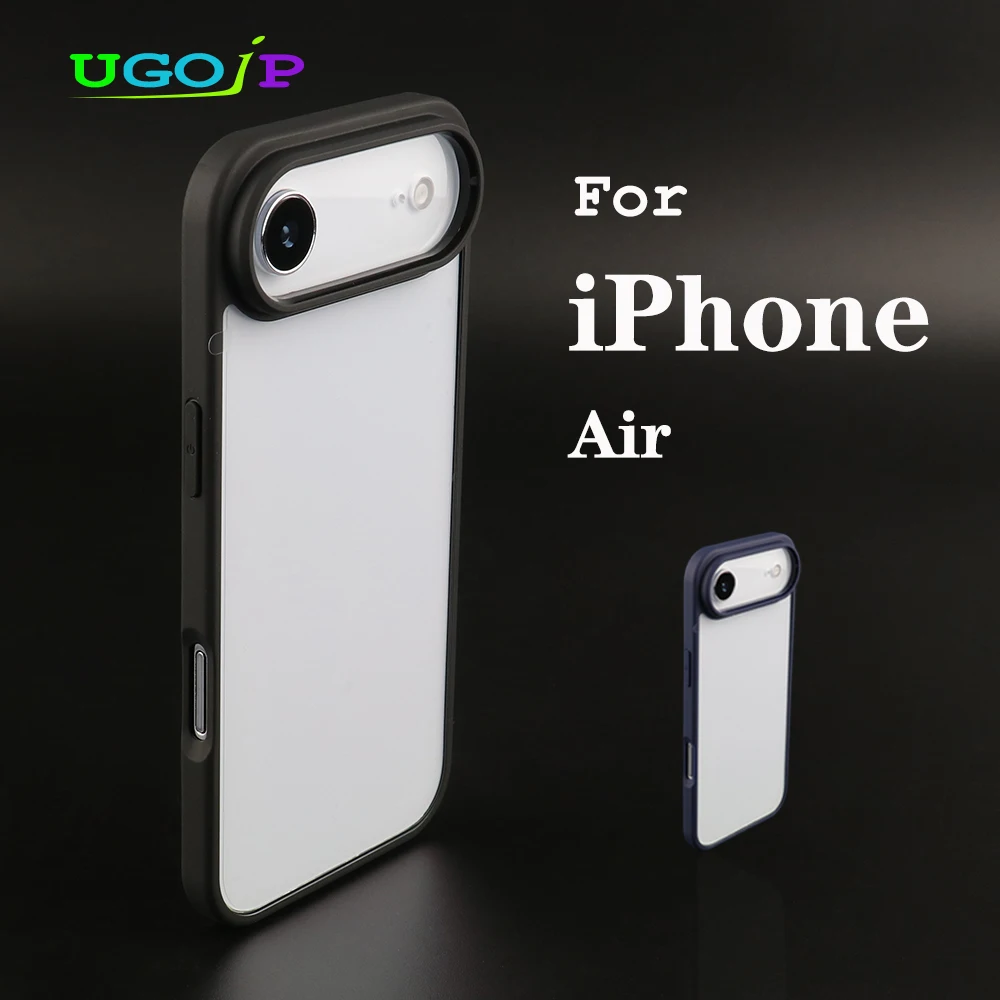 UGOjP Schutzhülle für iPhone 17, Motiv: Herren und Damen, Anti-Drop, transparent, stoßfest, TPU-Rahmen, transparent, dünn, schützende Rückseite