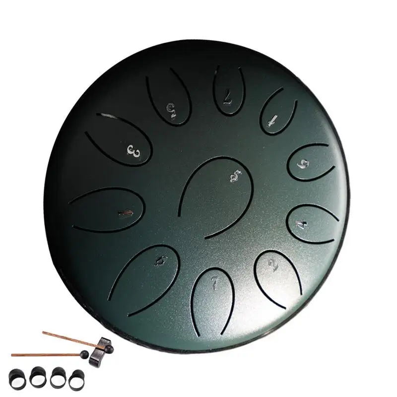 

Rain Drum For Outside Hand Drums 11 Notes Rain Drum Instrument Handpan Drum Sound Healing Instruments Portable Mini Steel Tongue