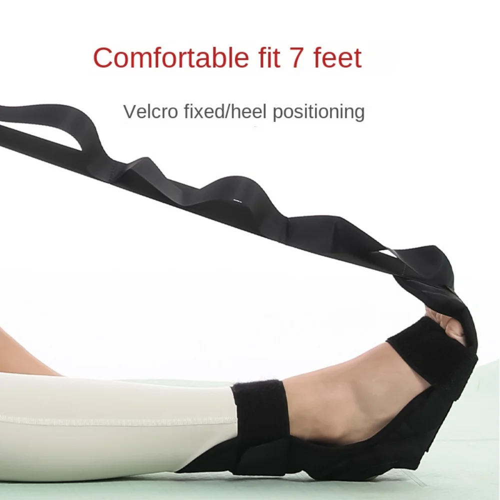 Ergonomic Design Yoga Stretch Band Ankle Protect 7 Loops Hamstring Stretcher Comfortable Breathable Foot Trainer Tape Fitness