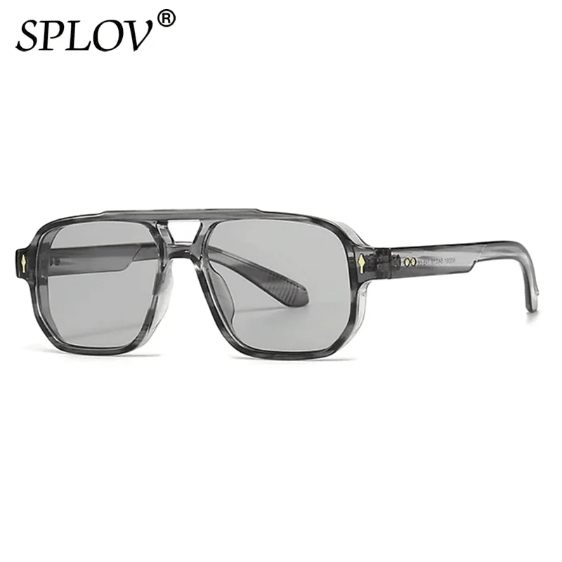 Luxury Square Sunglasses Women Gradient Shades New Fashion Brand Designer Rivets Men Driving Sun Glasses UV400