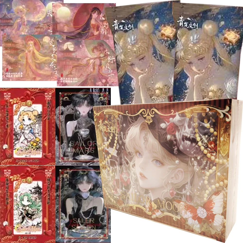 

Sailor Moon Collection Cards for Children Classic Anime IP Dreamy Fairy Tale Sweet and Cute Character Cards Creative Fun Gifts