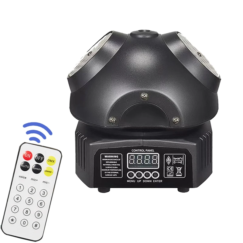 New DJ Disco Ball Lights DMX Stage Light Projector Wedding Nightclub Party Show Colorful LED Beam Pattern Laser Moving Head