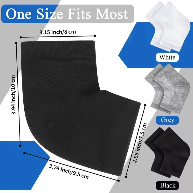 1 paar Silikon Feuchtigkeitsspendende Gel Ferse Socken Wiederverwendbare Anti Rissige Rissige Fuß Glatte Hautpflege Peeling Fuß Schutz Werkzeuge – Detail 8