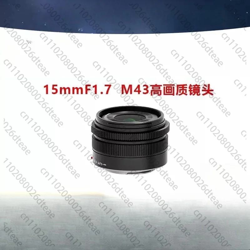 For 15mm F1.7 M4/3 Mount Lens For Wide-angle Mirrorless Lens