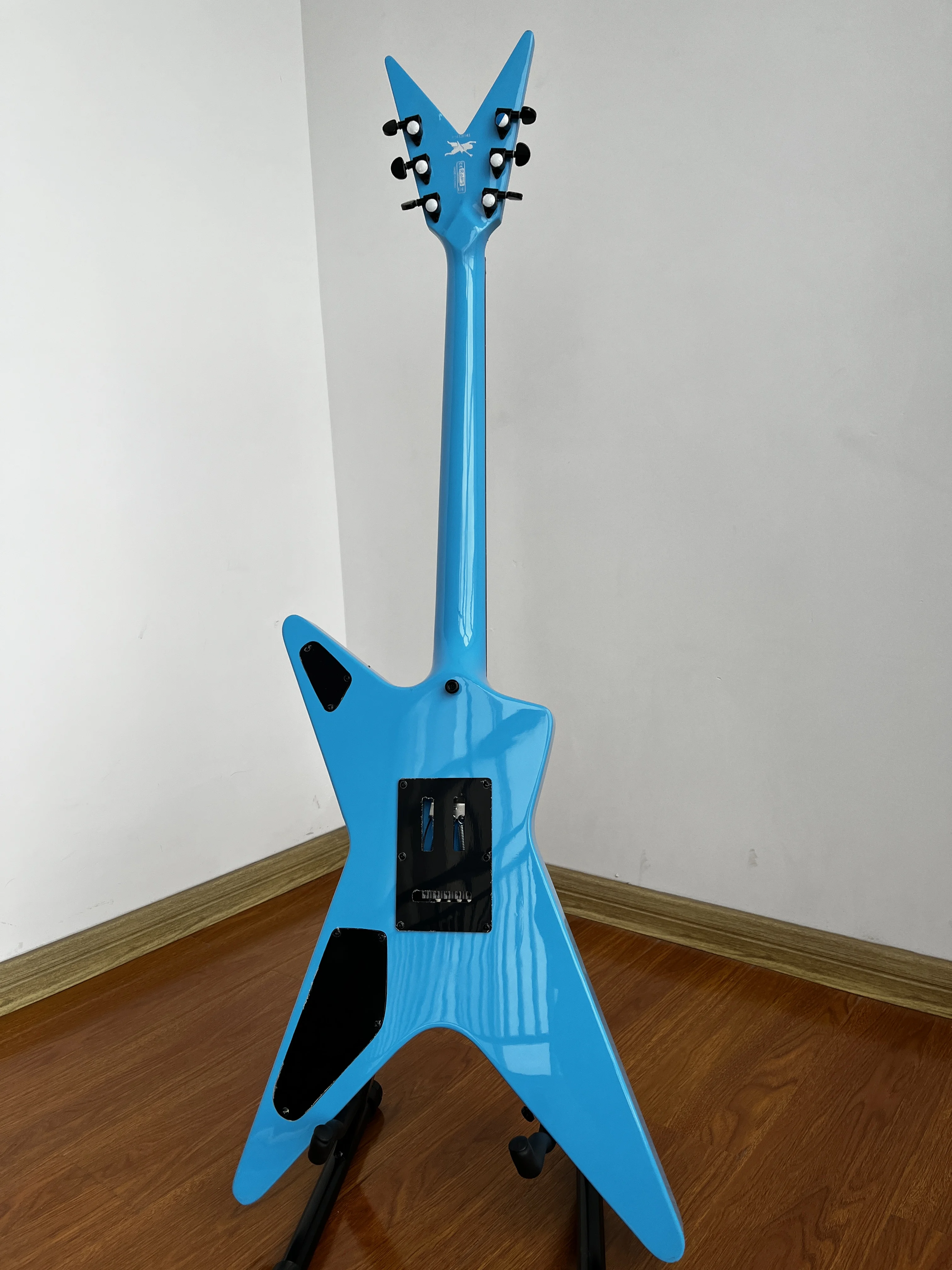 Blue Dimebag Dean Electric Guitar ML From Hell Lighting Body Bridge subsidence