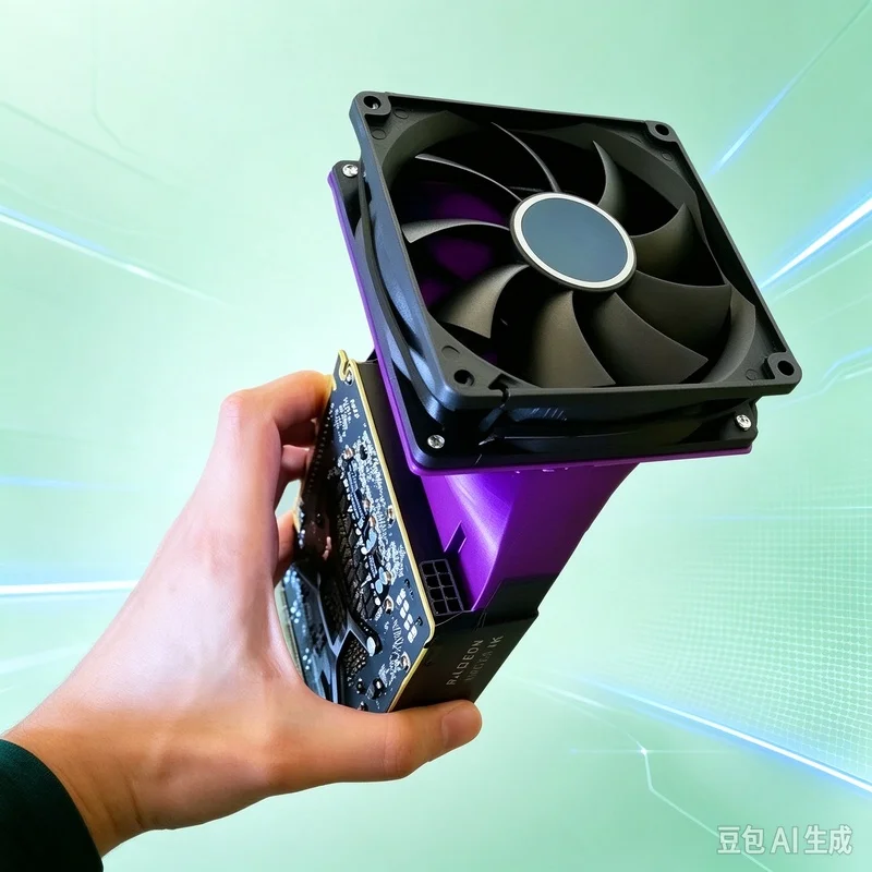 SY++ New For AMD For Radeon Instinct MI8 Compute Card Cooling Fan
