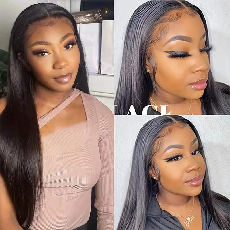 

Bone Straight Lace Front Wigs Hd Lace Wig Human Hair Wigs For Black Women Pre Plucked Brazilian 32 30 Inch 13x4 Lace Frontal Wig