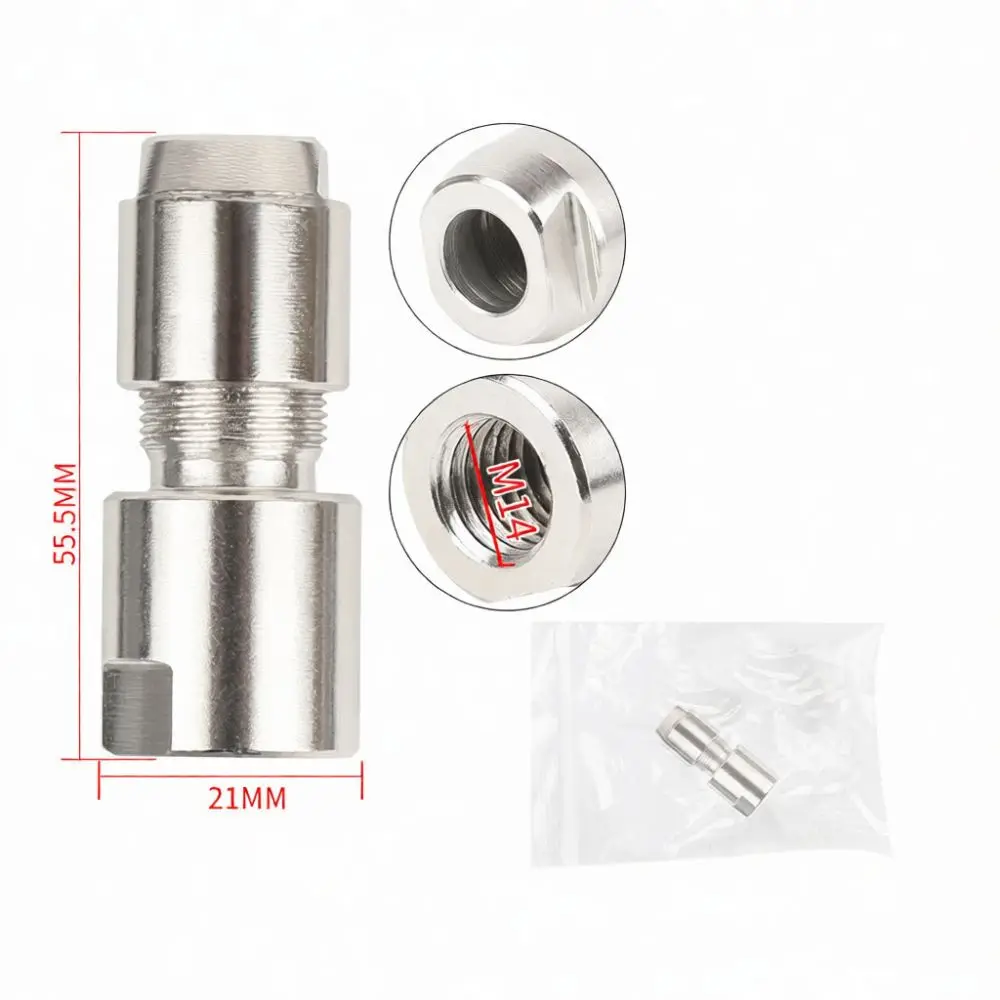 Nickel Plated Steel Angle Grinder Adapter Straight Grinder Converter Collet 3mm 6mm 6 35mm Tool Parts For Wood Metal Working