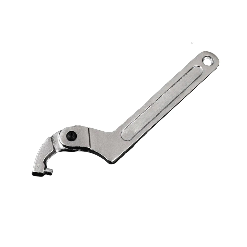 1PCS Wrench Spanner Tool Adjustable Wrench Hook Spanner Round Head Spanner Key For Bolt Shock Absorber Hand Tools