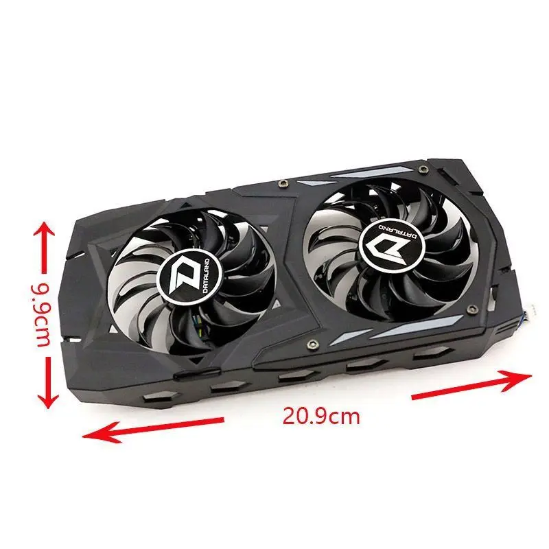 GA91B2U 4PIN 85MM RX460 GPU Graphics card Cooler is suitable for the Deland RX460 Cool Power 4G/2G graphics card fan housing