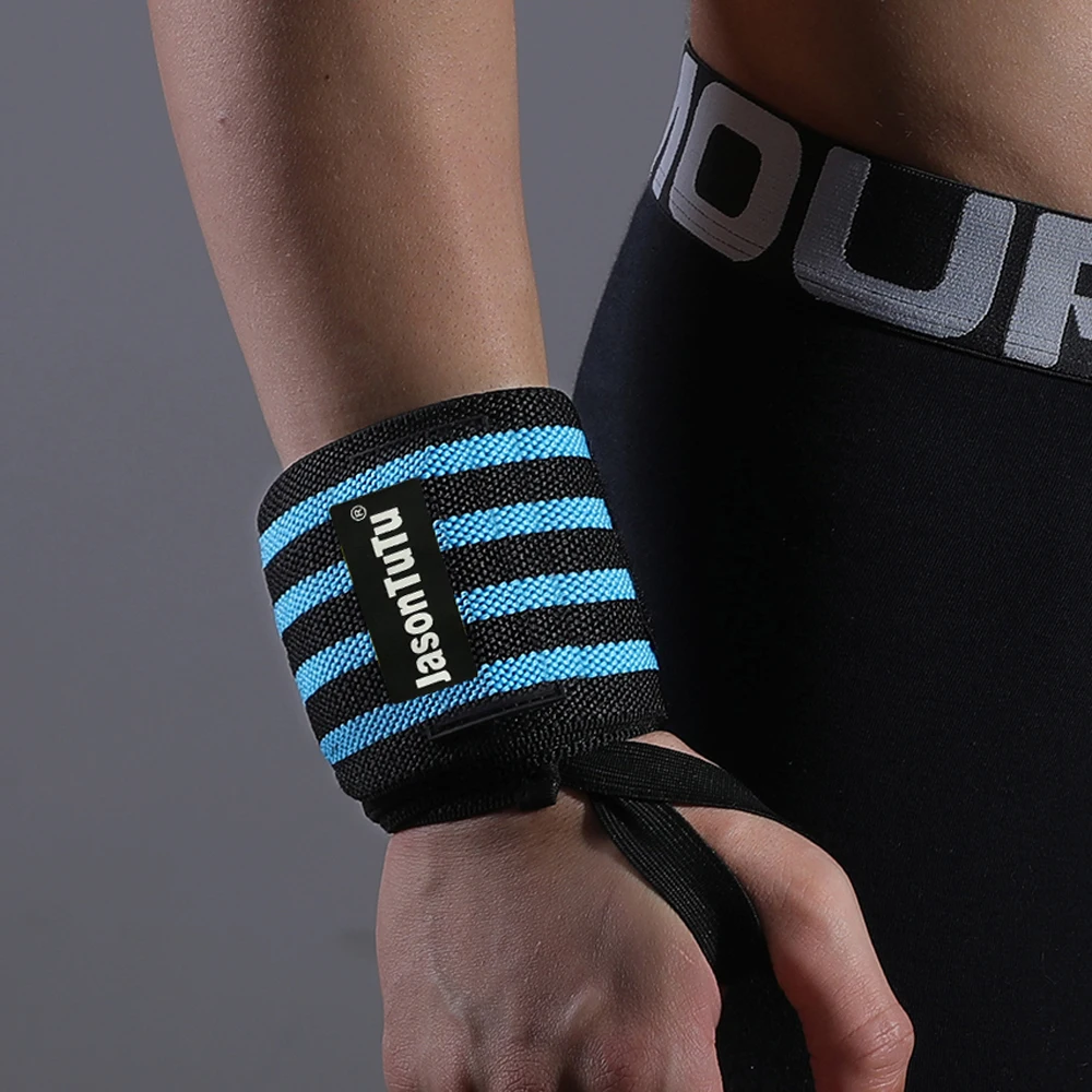 jasontutu Wristband Gym Training Wrist Support Brace Straps Wraps Crossfit Powerlifting Wrist Support Weight Lifting