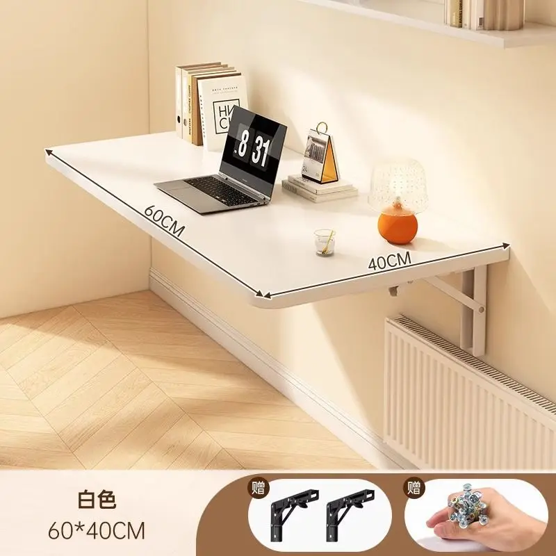 مكتب حائط، مكتب كمبيوتر، طاولة قابلة للطي مثبتة على الحائط، رف من الخشب الصلب، رف منزلي معلق للمطبخ