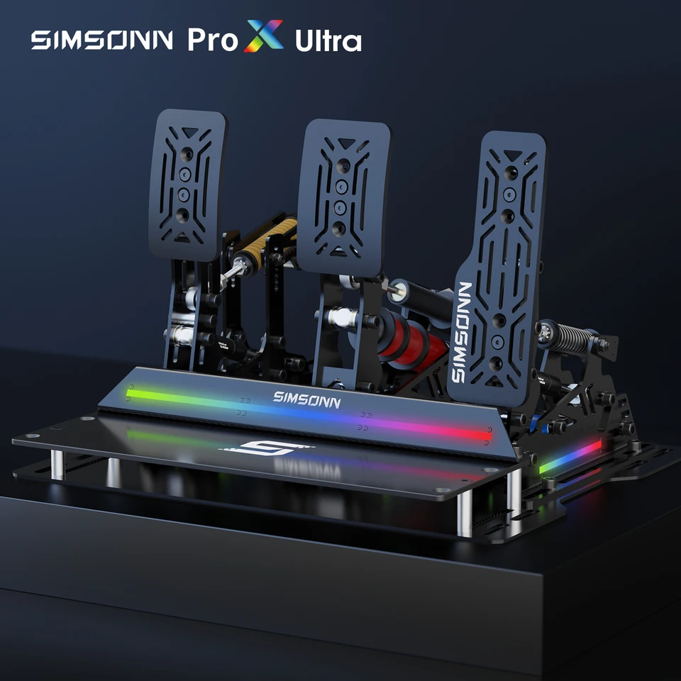 SIMSONN PRO X Ultra Hydraulic Racing Pedals for PC