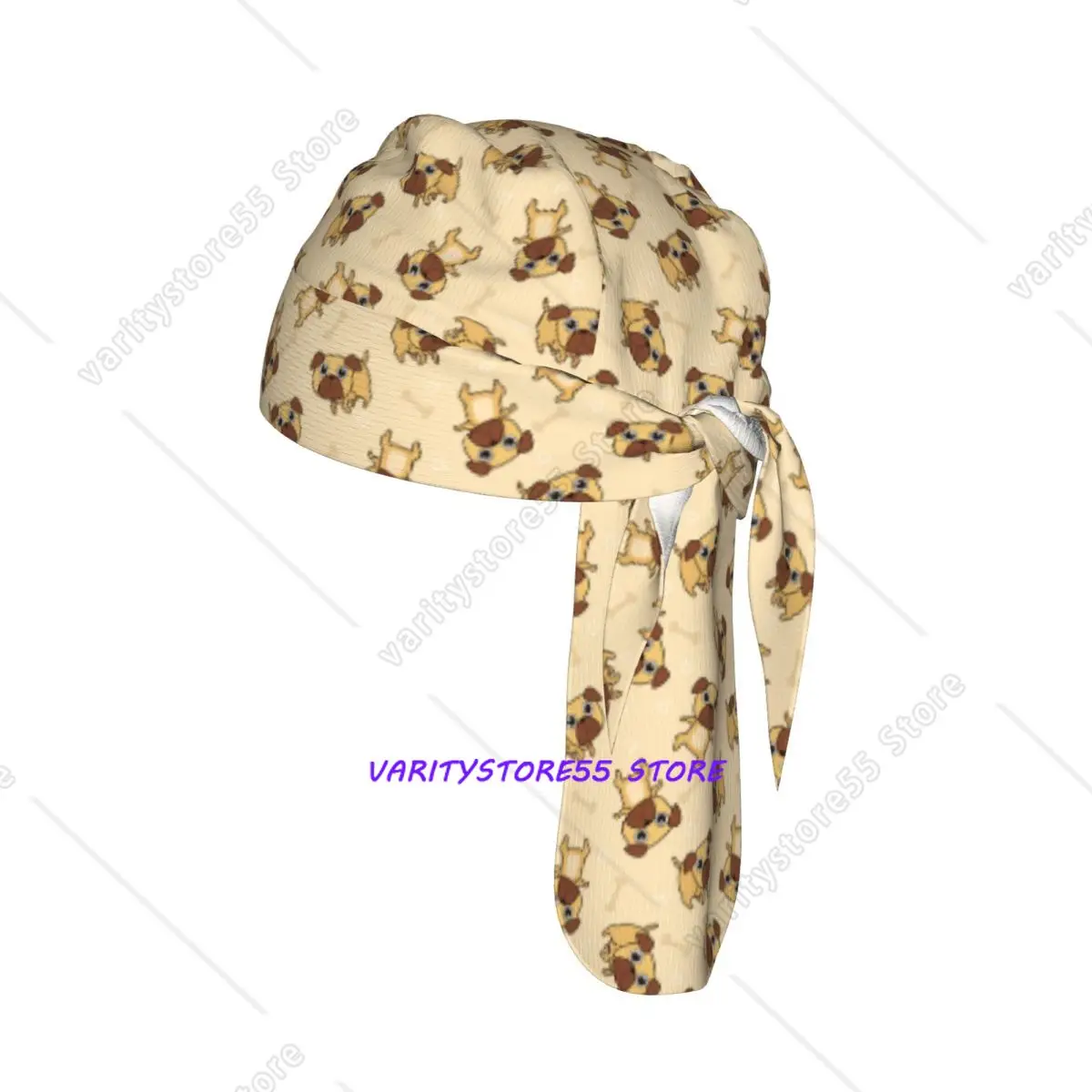 

Pug Dog Pattern Sport Running Hiking Sunscreen Hood Headwear Cycling Cap Quick Dry Pirate Hat