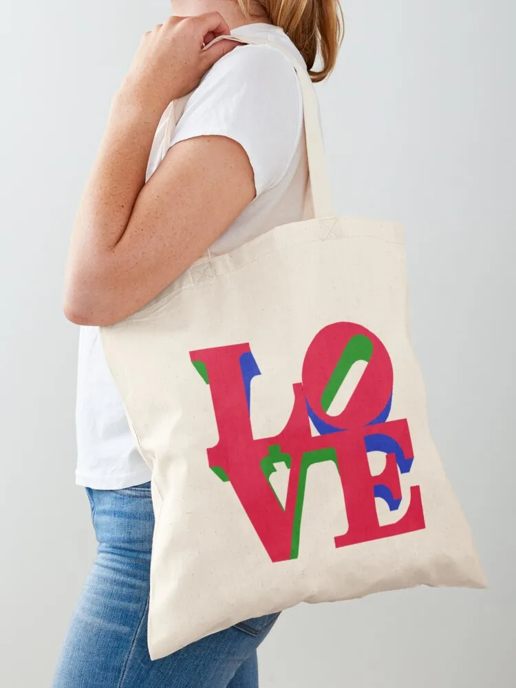 Love Statue Tote Bag reusable shopping bags shopper bag woman Canvas Tote Bag