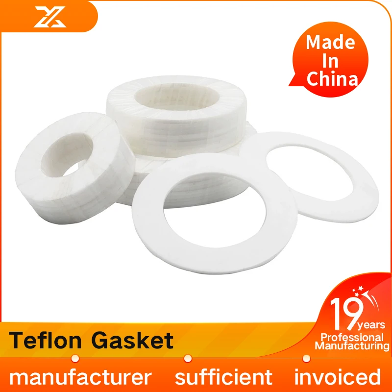 

PTFE Sealing RingsPTFE Flat Gasket Teflon Gasket Mechanical Valve Flange Gasket DN25 50 80