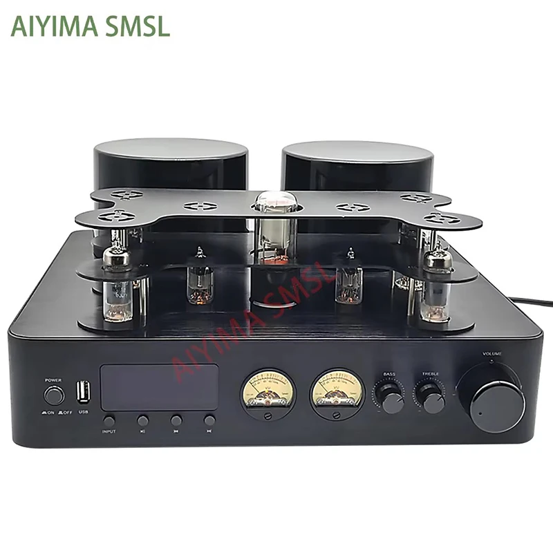 

AIYIMA SMSL 200W 2.0 6U1 6A2 6H2 WY-3P Hifi Tube Amplifier 5200 1943 Bluetooth 5.0 USB Coaxial Fiber Optic Vacuum Tube Amplifier