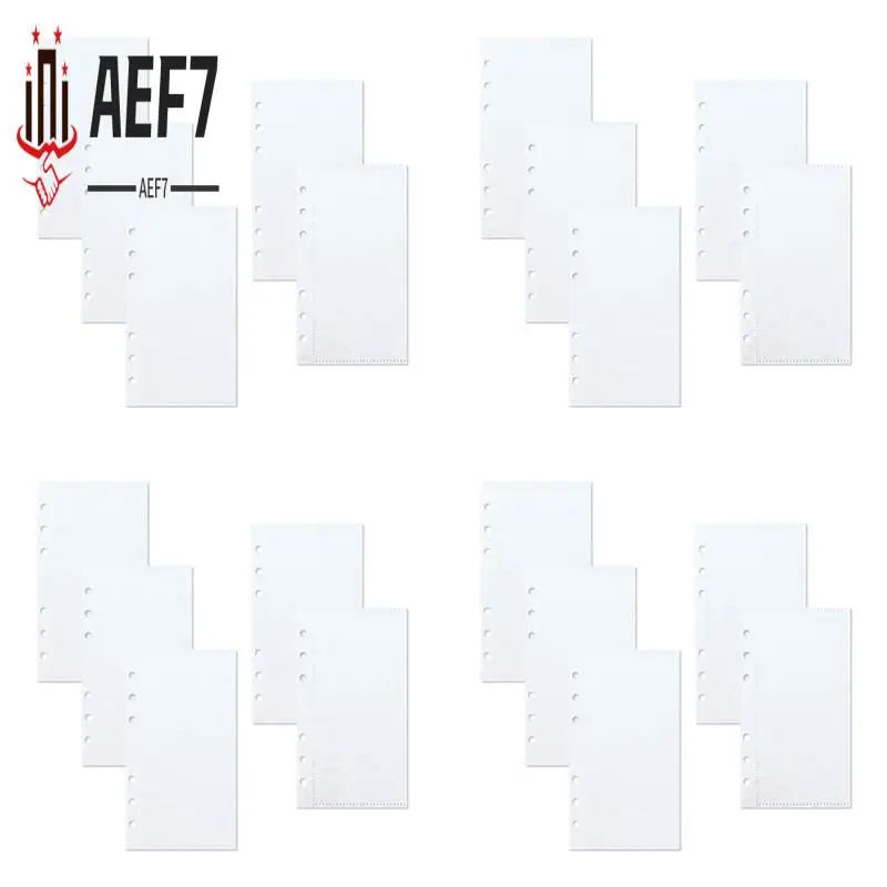 AEF7-20 Stück A6-Ordnertaschen, 6 Löcher, Budget-Geldumschläge für Budget-Ordner-Notizbücher mit 6 Ringen