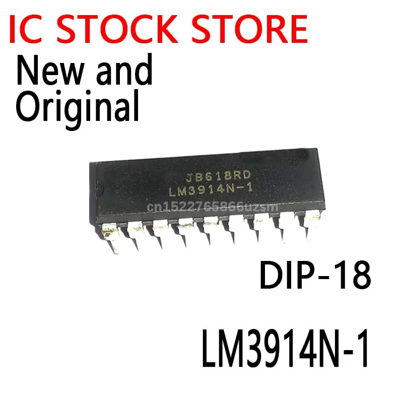 100PCS New and Original  DIP18 LM3914-1  LM3914N IC LM3914N-1