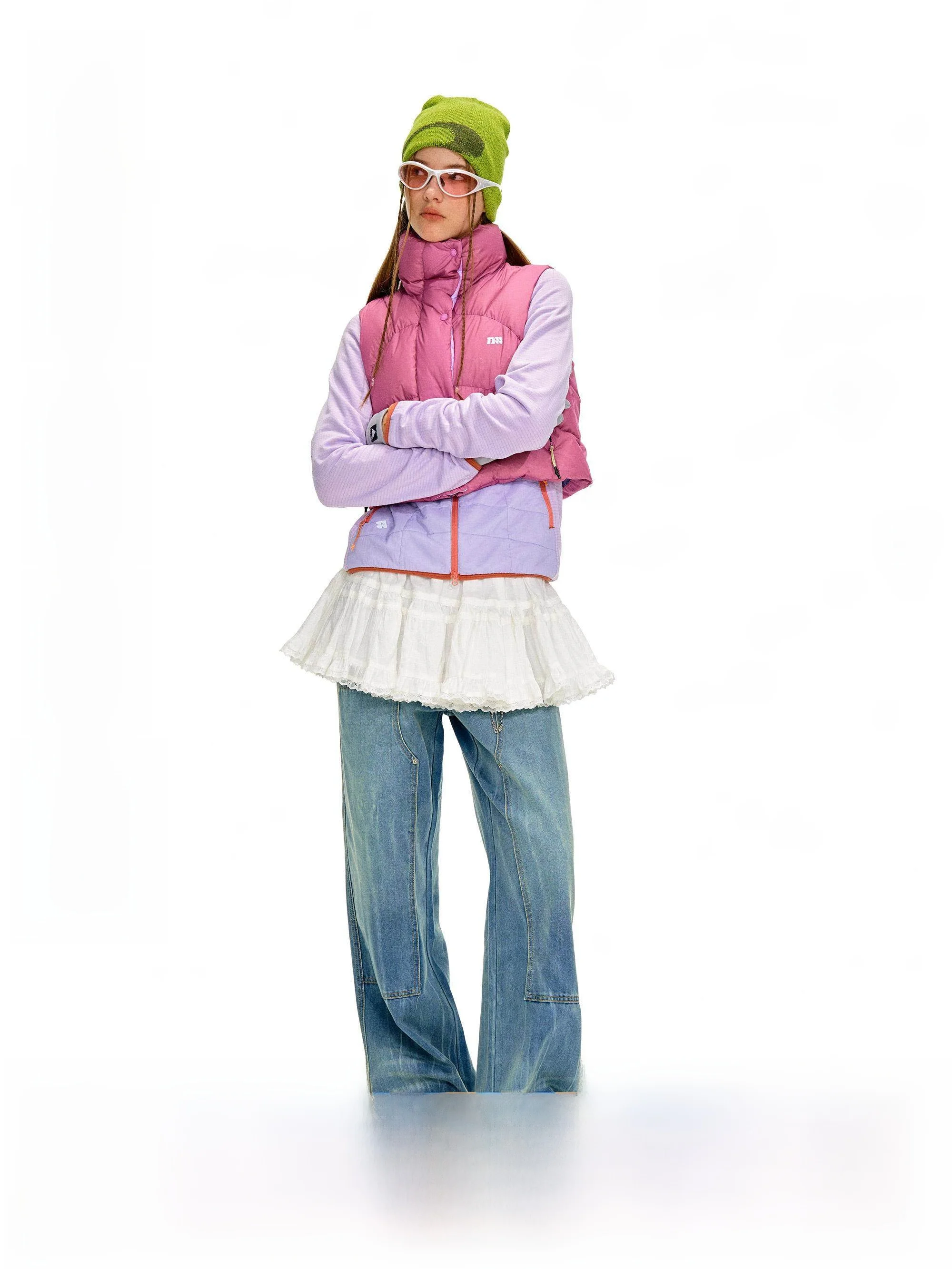 

NOTHOMME Cyber Eden Уличный утепленный жилет из нейлона с наполнителем из 90% белого утиного пуха (800 Fill Power), городской повседневный стиль, стандартный крой