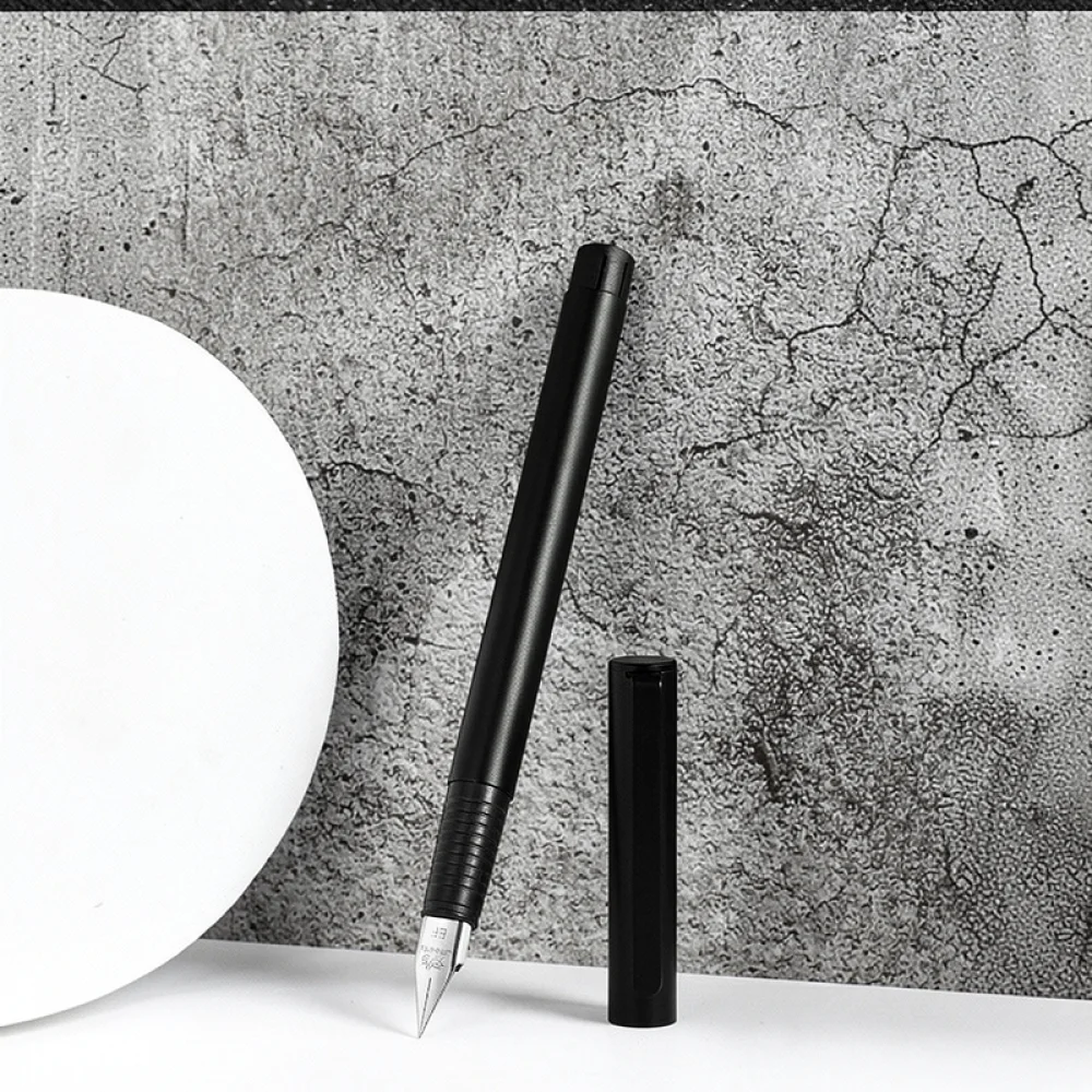 For Jinhao 65 Metal Fountain Pen Fine Nib Stainless Steel Student Writing Stationery Office Signature Calligraphy Tool