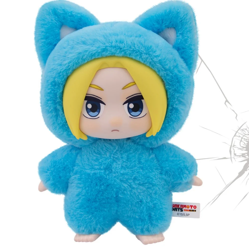 新品本物のサカモトエイキデイズかわいい猫パークパーティーぬいぐるみフィギュアブラインドボックス人形デスクデコレーション漫画コレクション