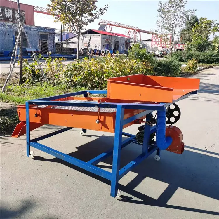

Multifunctional Grain Vibration Sifter Wheat Rice Soybean Sesame Peanut Seed Cleaning and Impurity Removing Processing Equipment