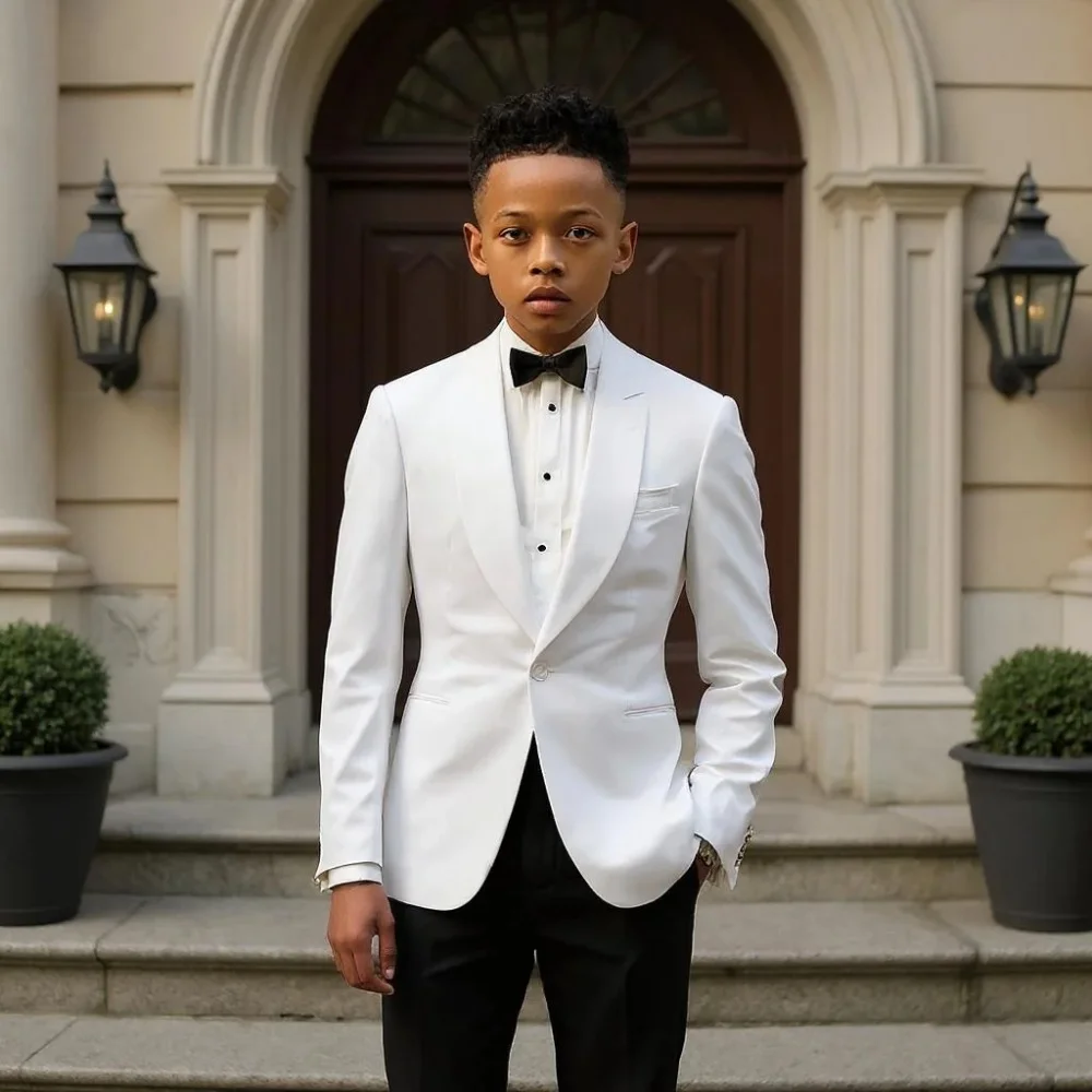 

Boy's suit wedding tuxedo 2-piece set children's suit from 2 to 16 years old wedding holiday celebration suit