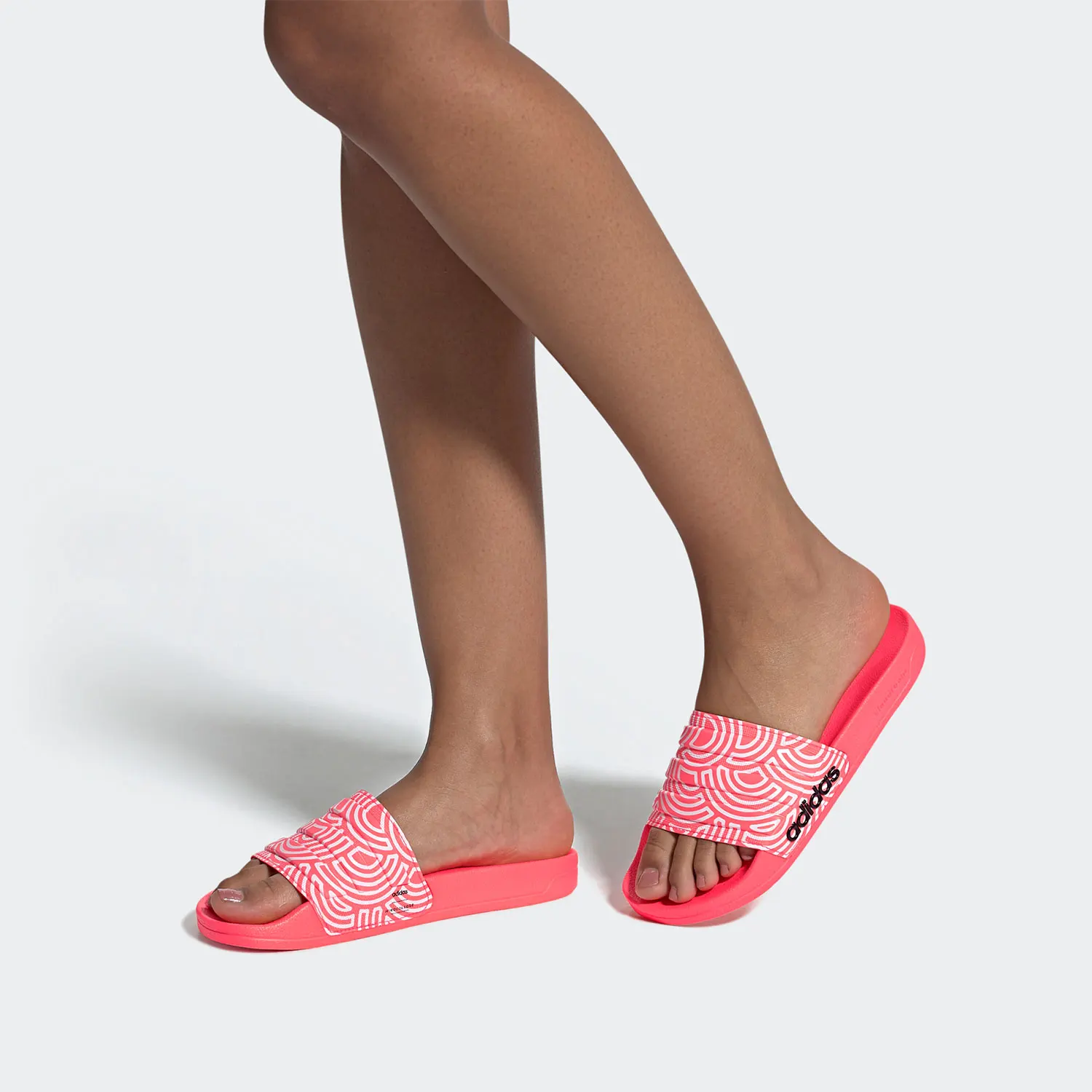 

Adidas genuine seasonal new women's sports comfortable casual slippers FX1199