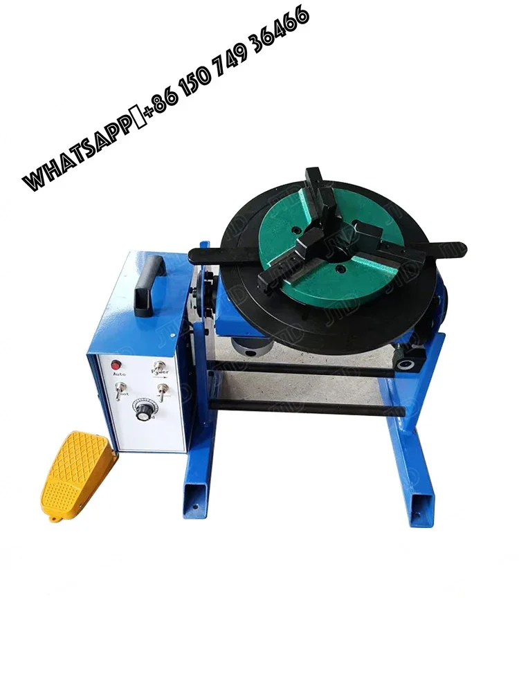 Heavy Duty 30Kg Welding Positioner Machine, 200mm Clamping Dia., 25mm Center Hole, Complete Turntable Solution, In Stock