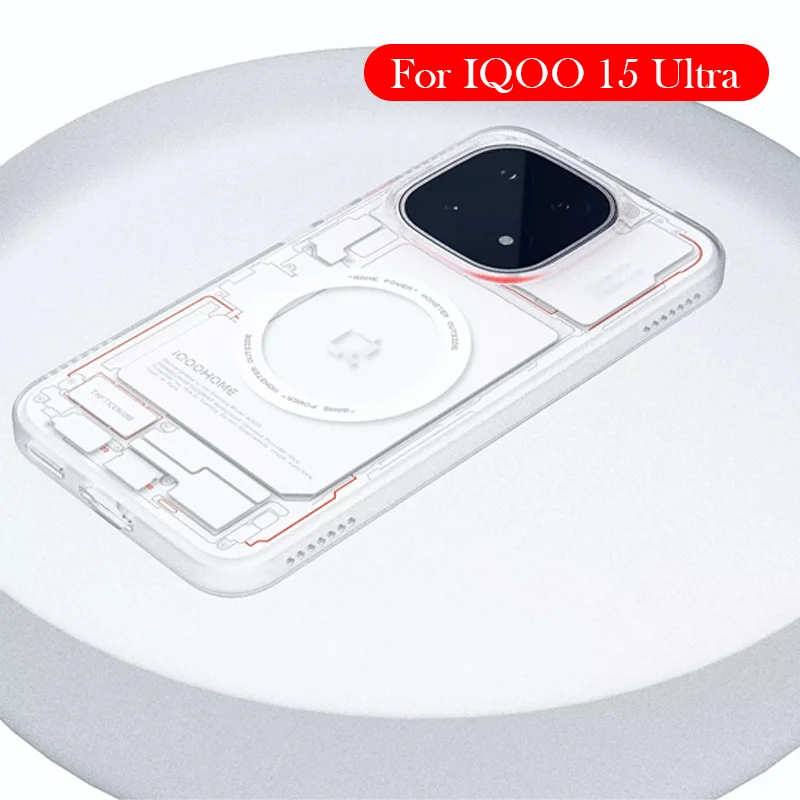 Case For IQOO 15 Ultra Matte  Airbag Back Cover Shell
