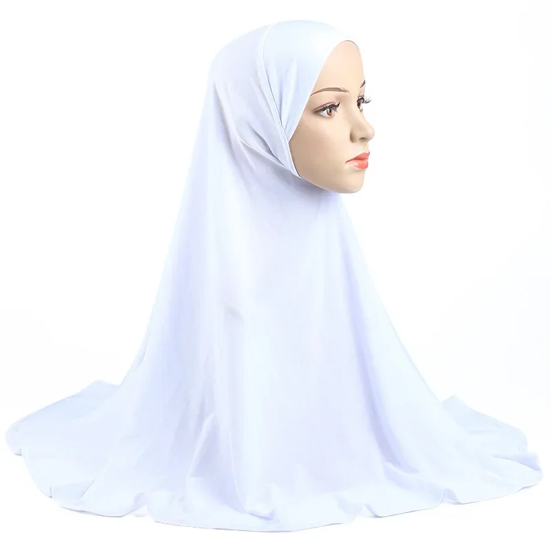 

70*70cm Solid Color Women's Hat Chiffon Scarf - Elegant Plain Headwear, Lightweight Malay Shawl, Fashion Hair Accessory H062