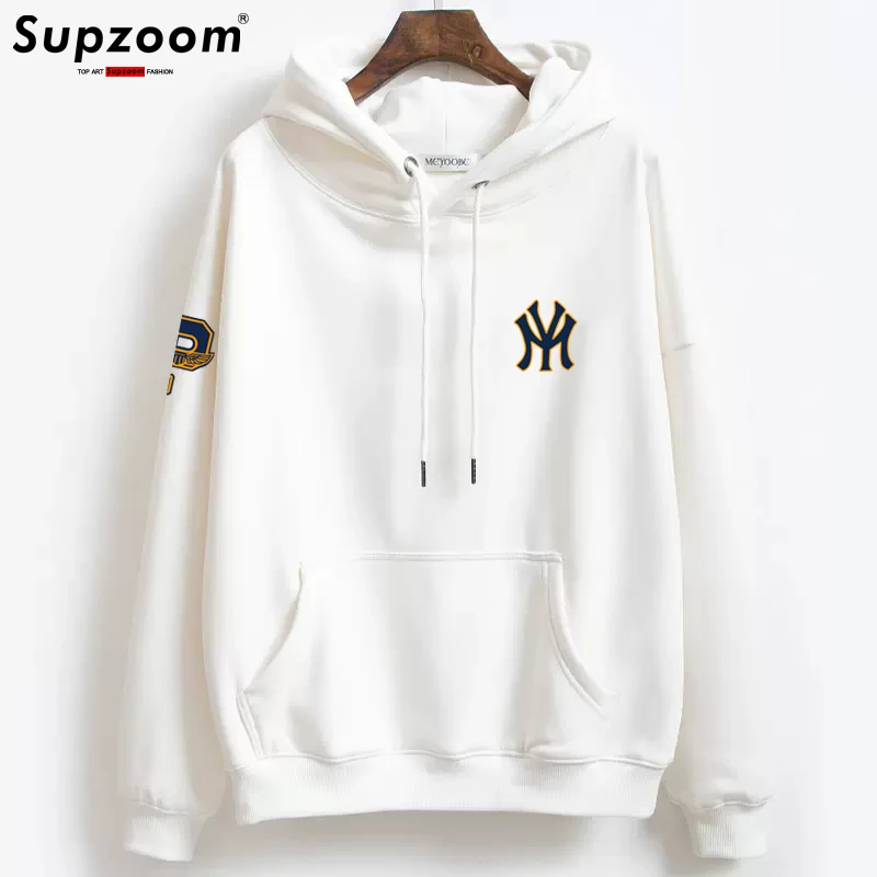 

Supzoom 2022 New Arrival Hot Top Fashion Sweatshirt Casual Full Hooded Cotton Hip Hop Fleece Hoodies Men