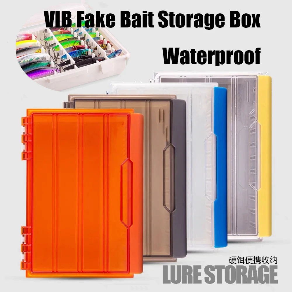 

VIB Fake Bait Storage Box Sealed Waterproof Multi Functional Competitive Bait Box Portable Pencil Mino Fish Lure Accessory Box