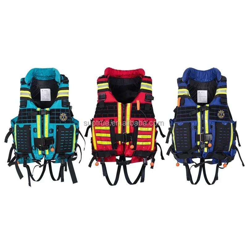 Super buoyancy suit multifunctional life vests search and rescue life jacket suitable for overweight people