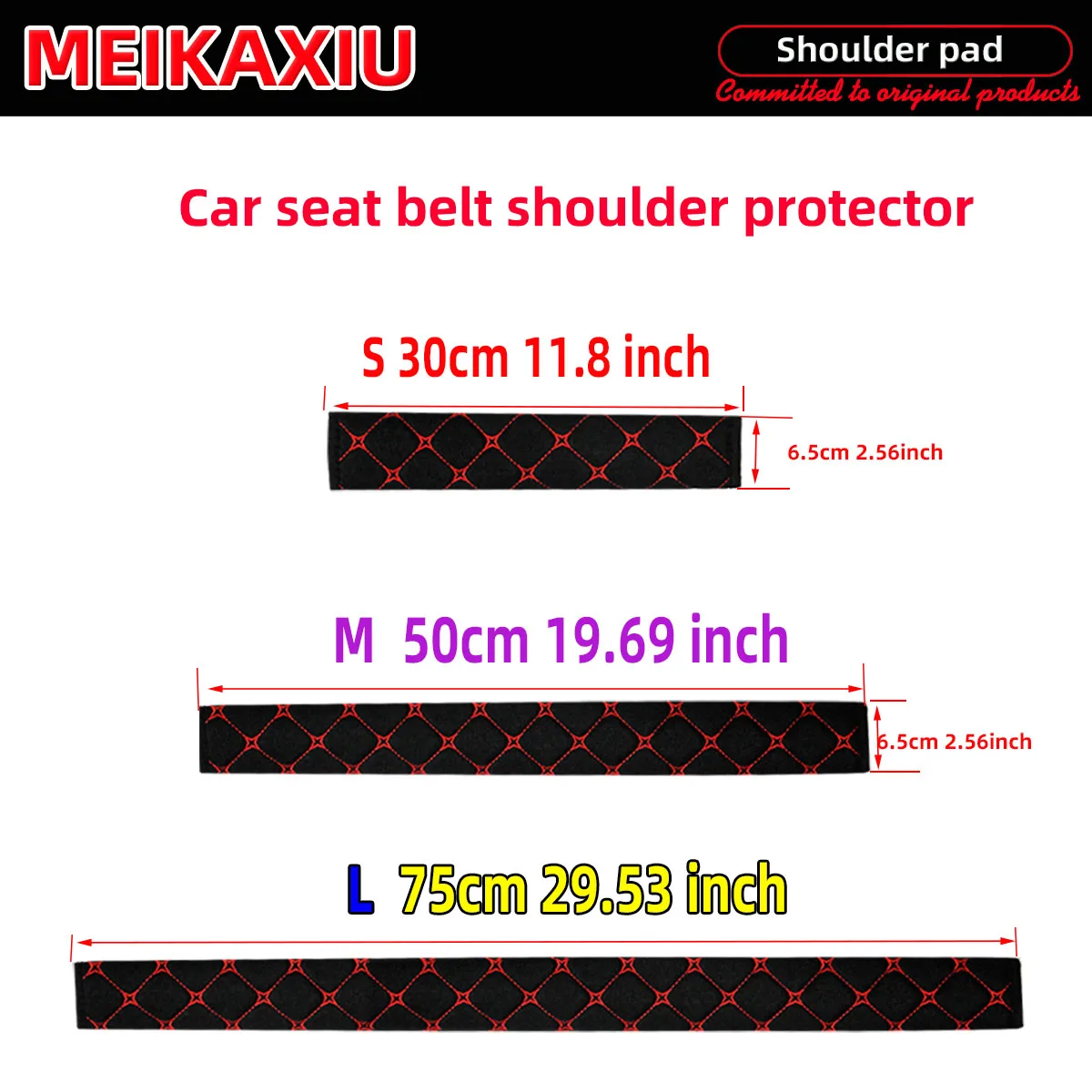 2 Pieces, 30cm 11.8 Inch Breathable Faux Linen Mesh Fabric Leather, Multiple Car Shoulder Guards, Seat Belt Decorations