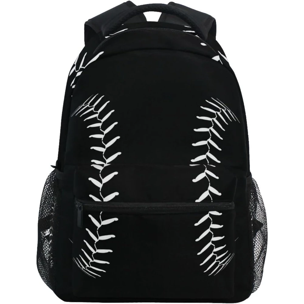 Baseball Sport Softball Backpack Girls Boys Elementary Middle School Backpack Bookbag for Girls Boys Kids Teen Back to School