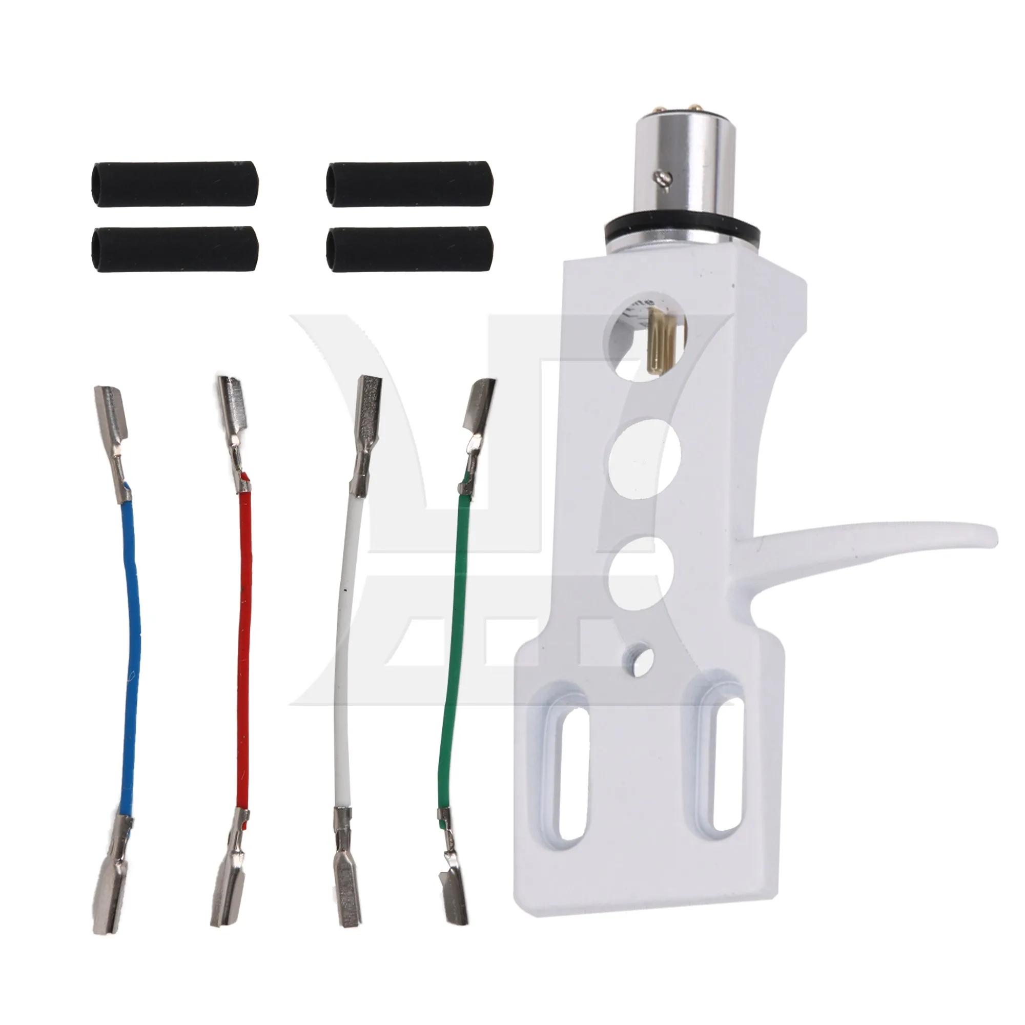 

Yibuy 1 Set Record Player Phonograph Head Shell White H-4 Aluminum Alloy Replacement Good Sound Quality