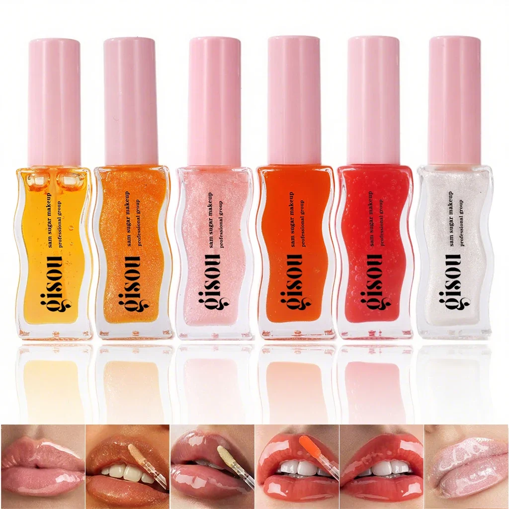 Gisou Moisturizing Lip Balm Original Lip Oil Gloss Care Of Lips Benetitnt For Lips Plumping Exfoliating Pink Plumping Gloss Oil