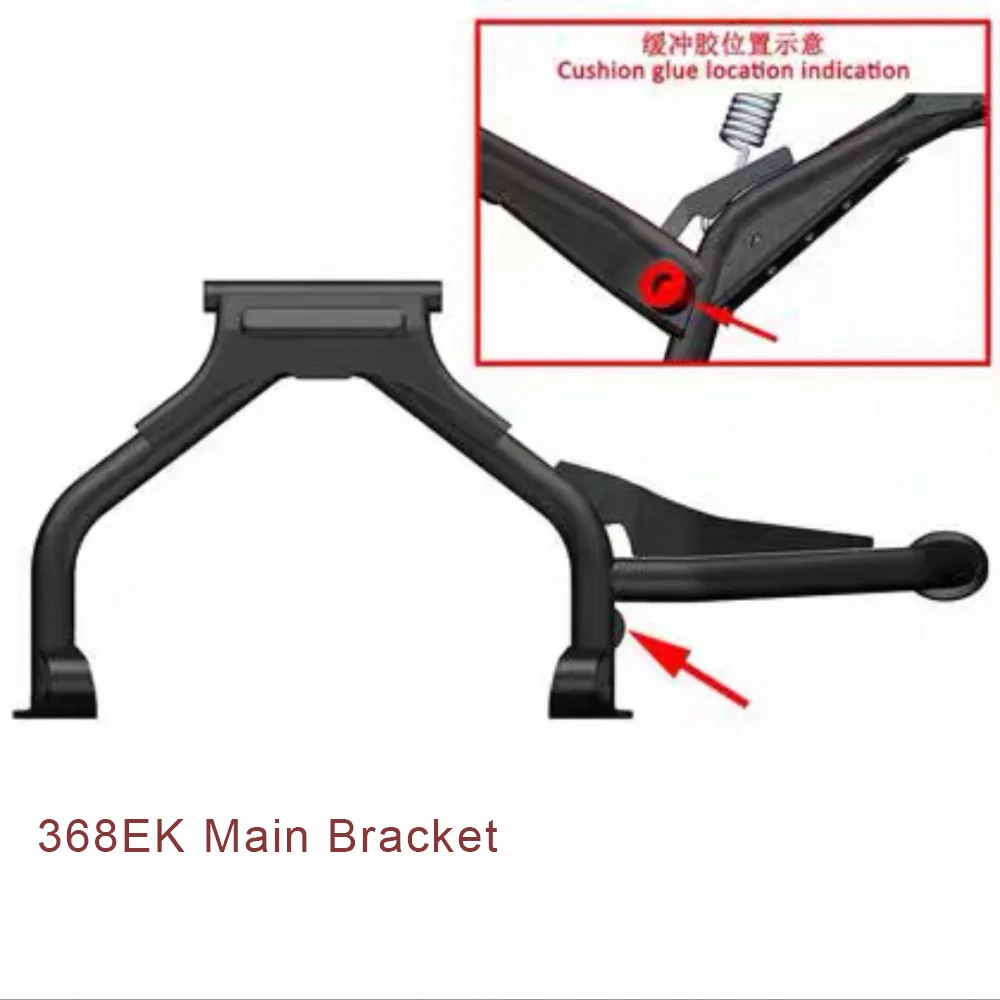 لـ ZONTES 368G/E/D/K/M دعامة رئيسية للدراجة النارية، دعامة جانبية، وحامل ركن السيارة، وملحقات الحامل المركزي.