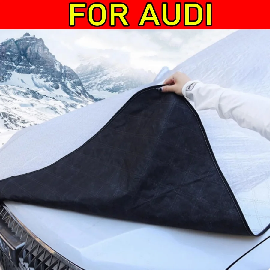 

For GMC Canyon 2015-2023 1pc Extended Car Snow Cover, Hood & Windshield Anti-freeze & Anti-frost Cover, Winter Sun Protection