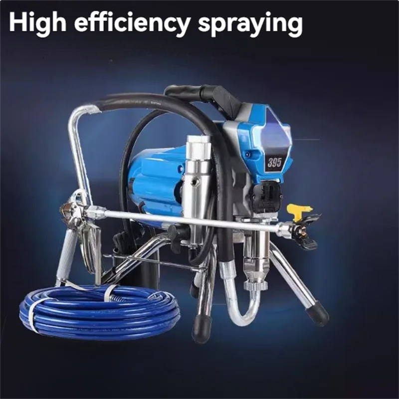 ﻿3000W Professional High-pressure Airless Spraying Machine Paint Wall Spraying Machine 395/495 220V Latex Paint Spraying Machine