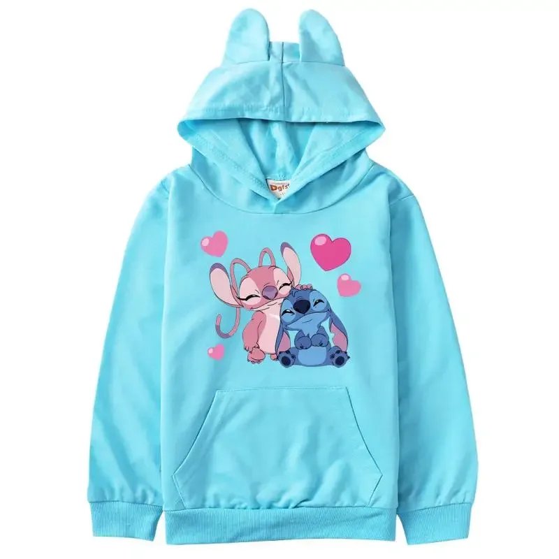 

Jacket Kawaii Stitch Anime figure Hoodie spring 2025 New Products Fashion Leisure sports Comfortable student child Gift